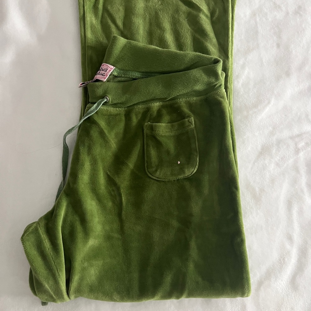 Green sweatpants